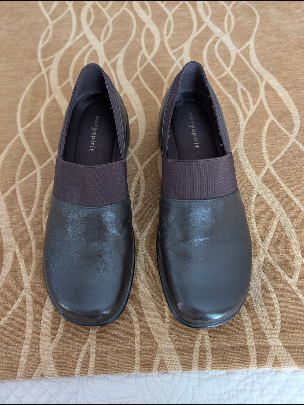 Easy Spirit Women's Dark Brown Slip-On Comfort Loafers